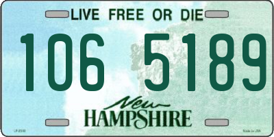 NH license plate 1065189