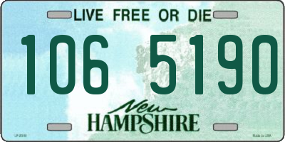 NH license plate 1065190