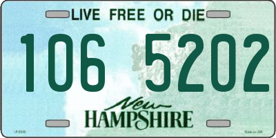 NH license plate 1065202