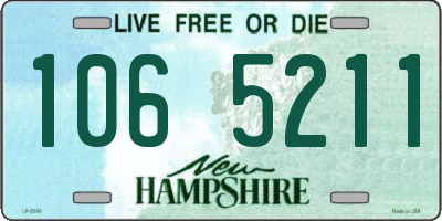 NH license plate 1065211
