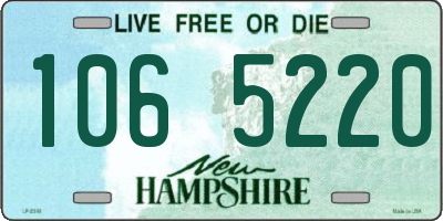 NH license plate 1065220