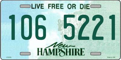 NH license plate 1065221