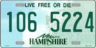 NH license plate 1065224