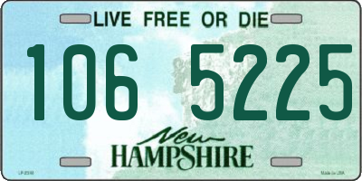 NH license plate 1065225