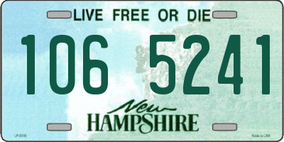 NH license plate 1065241