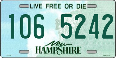 NH license plate 1065242