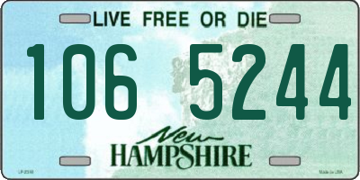 NH license plate 1065244