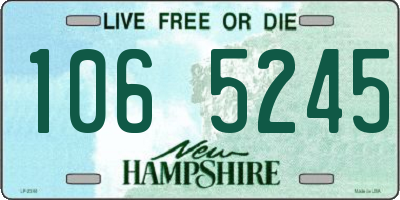 NH license plate 1065245