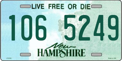 NH license plate 1065249