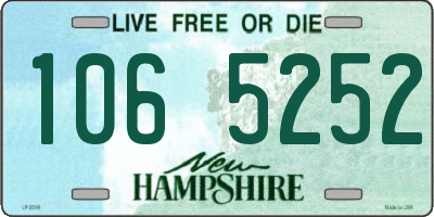 NH license plate 1065252