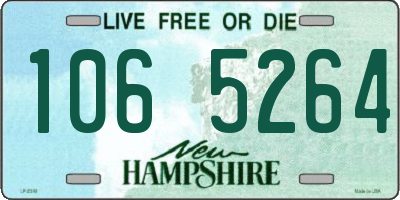 NH license plate 1065264