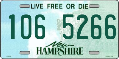 NH license plate 1065266