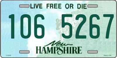 NH license plate 1065267