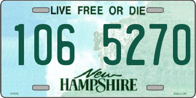 NH license plate 1065270