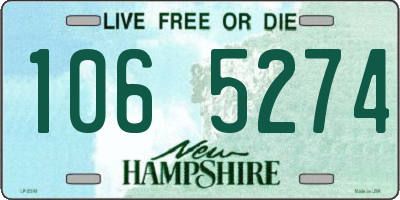 NH license plate 1065274