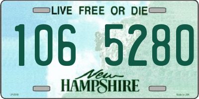 NH license plate 1065280