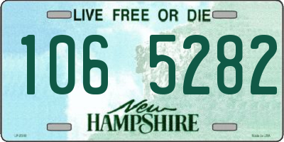 NH license plate 1065282