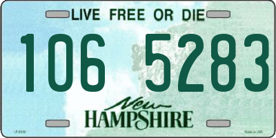 NH license plate 1065283