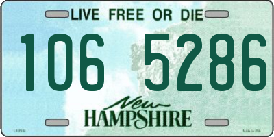 NH license plate 1065286