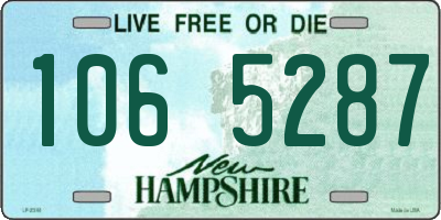 NH license plate 1065287