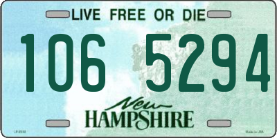 NH license plate 1065294