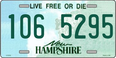 NH license plate 1065295