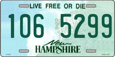 NH license plate 1065299