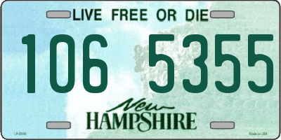 NH license plate 1065355