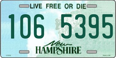 NH license plate 1065395