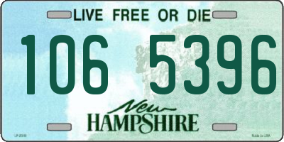 NH license plate 1065396