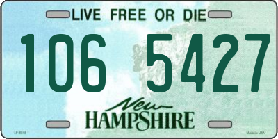 NH license plate 1065427