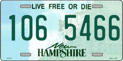 NH license plate 1065466