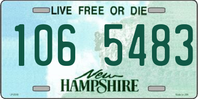 NH license plate 1065483