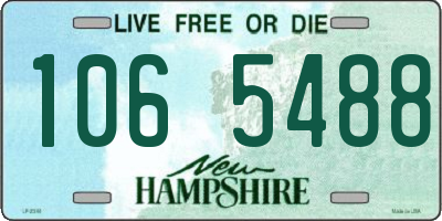 NH license plate 1065488