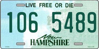 NH license plate 1065489