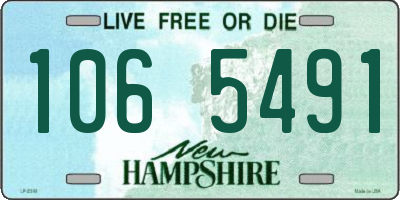 NH license plate 1065491