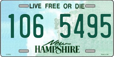 NH license plate 1065495