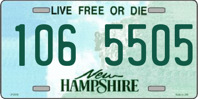 NH license plate 1065505