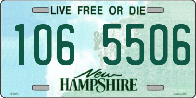 NH license plate 1065506