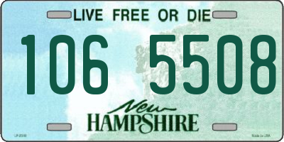 NH license plate 1065508
