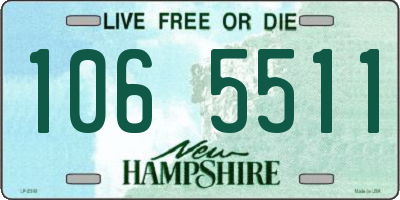 NH license plate 1065511
