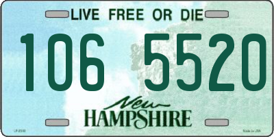 NH license plate 1065520