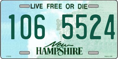 NH license plate 1065524
