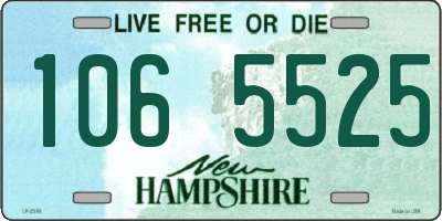 NH license plate 1065525