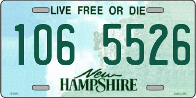 NH license plate 1065526