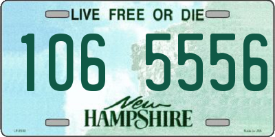 NH license plate 1065556