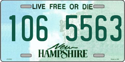 NH license plate 1065563