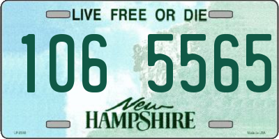 NH license plate 1065565
