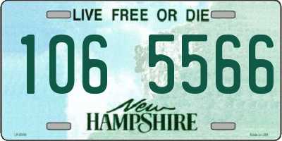 NH license plate 1065566