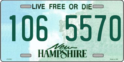 NH license plate 1065570